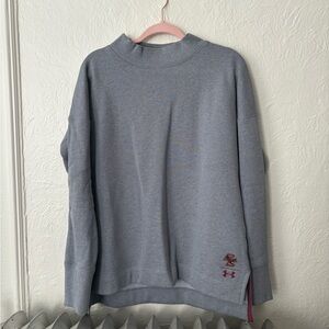 Gray Boston College (BC) High Neck Sweatshirt